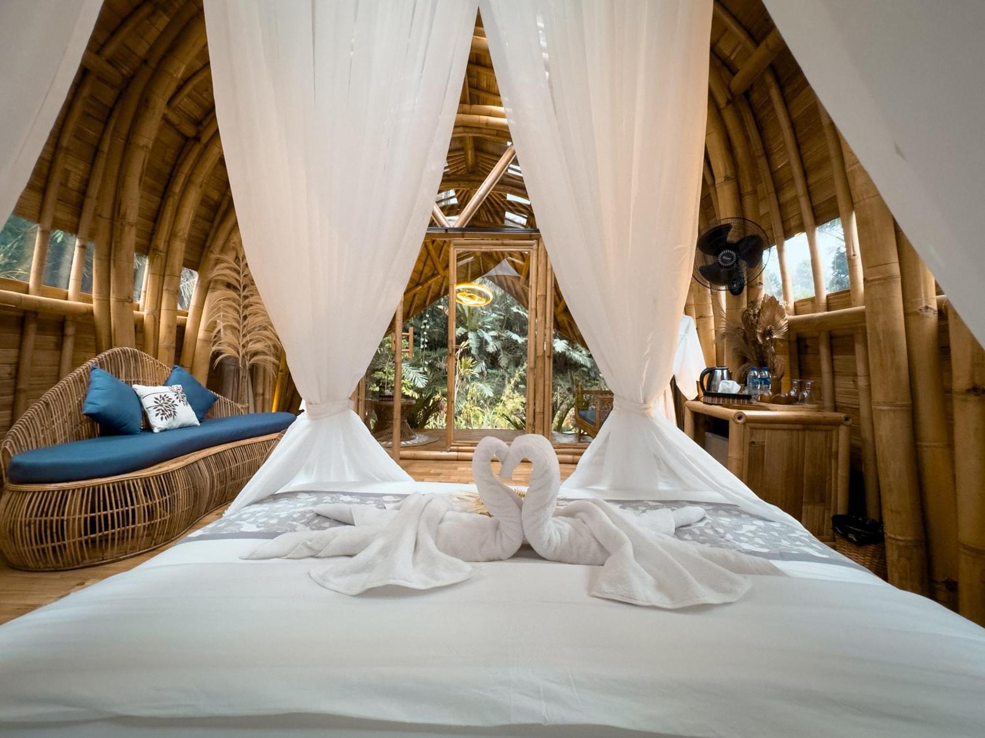 Вілла Bamboo House - Ecobreeze Сідемен Екстер'єр фото