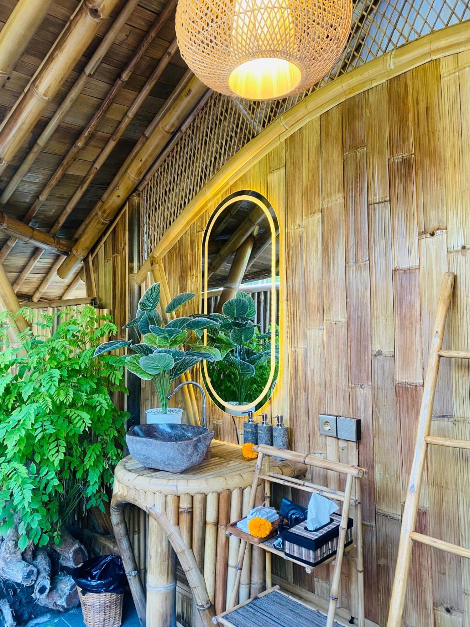 Вілла Bamboo House - Ecobreeze Сідемен Екстер'єр фото