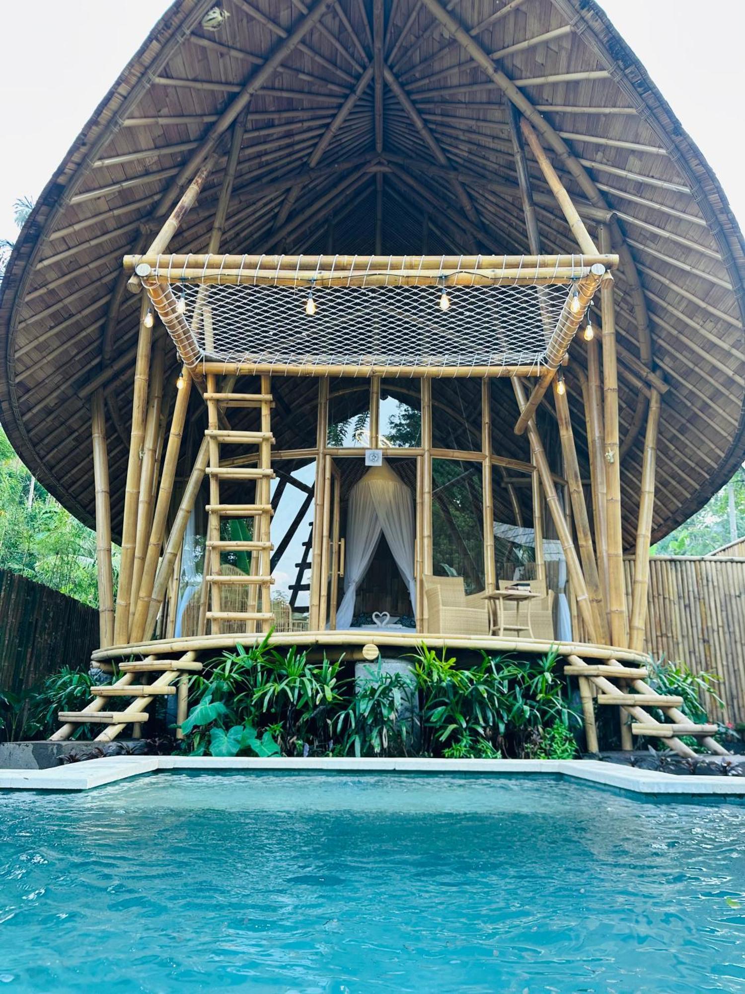 Вілла Bamboo House - Ecobreeze Сідемен Екстер'єр фото